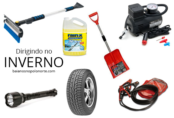 dirigir no inverno canadense 