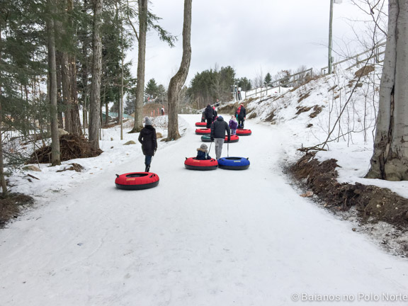 Snow tubing
