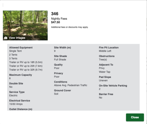 Acampar Ontarion Parks